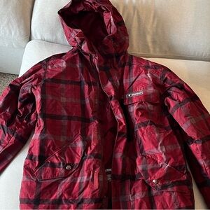 Burton Red and Black Checkered Jacket